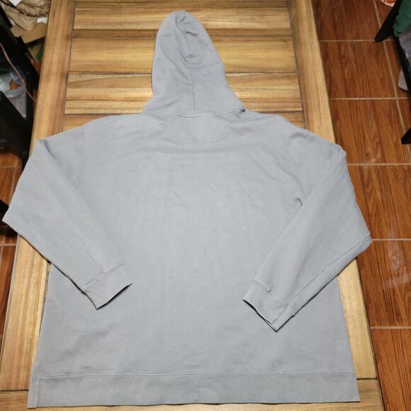 Port & Company LS Grey Pullover Unisex Hoodie "Support Our Troops" - Size 3XL - Picture 3 of 4